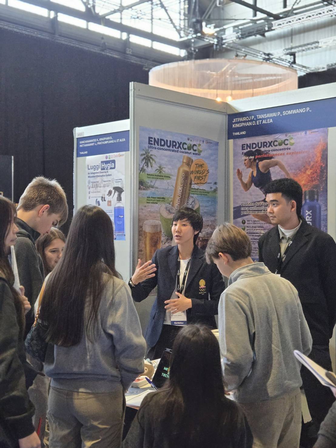 FlowR presenting to visitors at an international exhibition